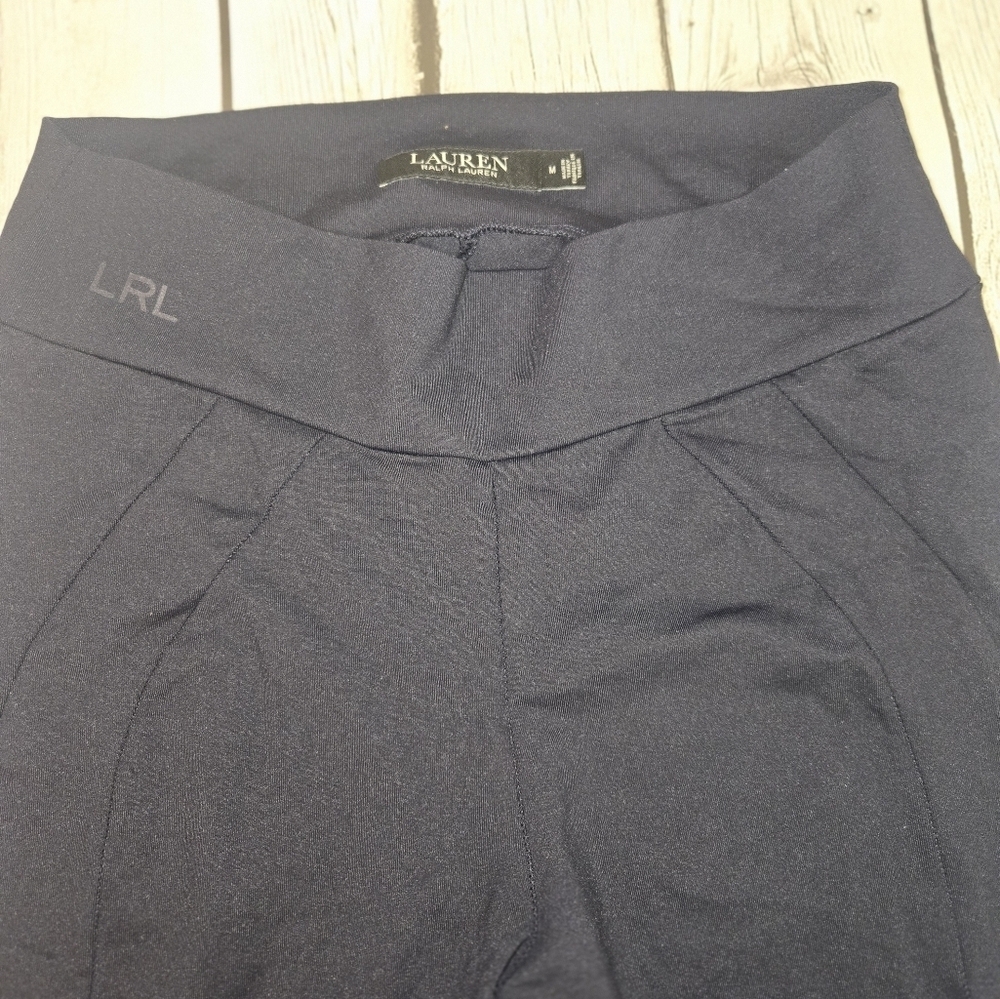 RLX Ralph Lauren Leggings Womens MD Blue Activewear Stretch Pull On - Picture 3 of 7